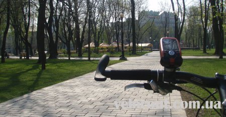 Веломаршрут (velorout) Парк Шевченко в Киеве